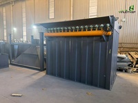 Filtre à poussière rapide en acier au carbone pour ligne de production, remplacement rapide du filtre à sac