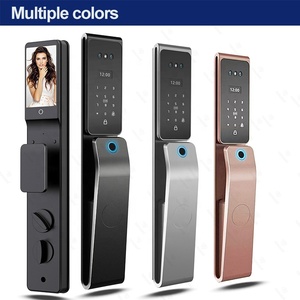 Impermeable Israel mortaja cara <span class=keywords><strong>huella</strong></span> dactilar puerta Tuya App Wifi Cámara tarjeta <span class=keywords><strong>Digital</strong></span> puerta Video intercomunicador cerradura inteligente PUERTAS PLACAS - Product Image 5