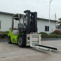 Chariot élévateur diesel SNSC 7700 LBS, 3,5 tonnes, avec pince à blocs pour blocs de béton, usine de briques et construction