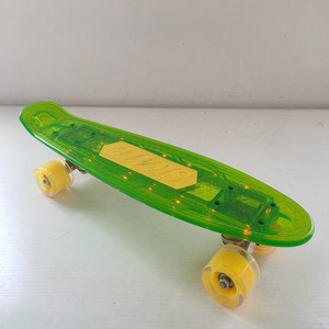 Longboard Cruiser en plastique, charge maximale 100 kg, roulements ABEC-7, léger, pour enfant et adulte, skateboard - Product Image 4
