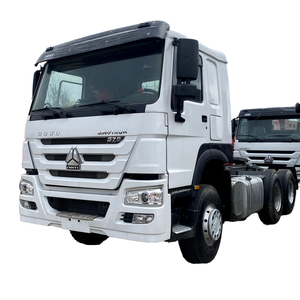 Locomotive de traction à carburant HOWO 375 HP à double entraînement d'occasion Tracteur 6x4 à roues motrices remis à neuf Howo Traction <span class=keywords><strong>Loc</strong></span> Sales Africa - Product Image 1