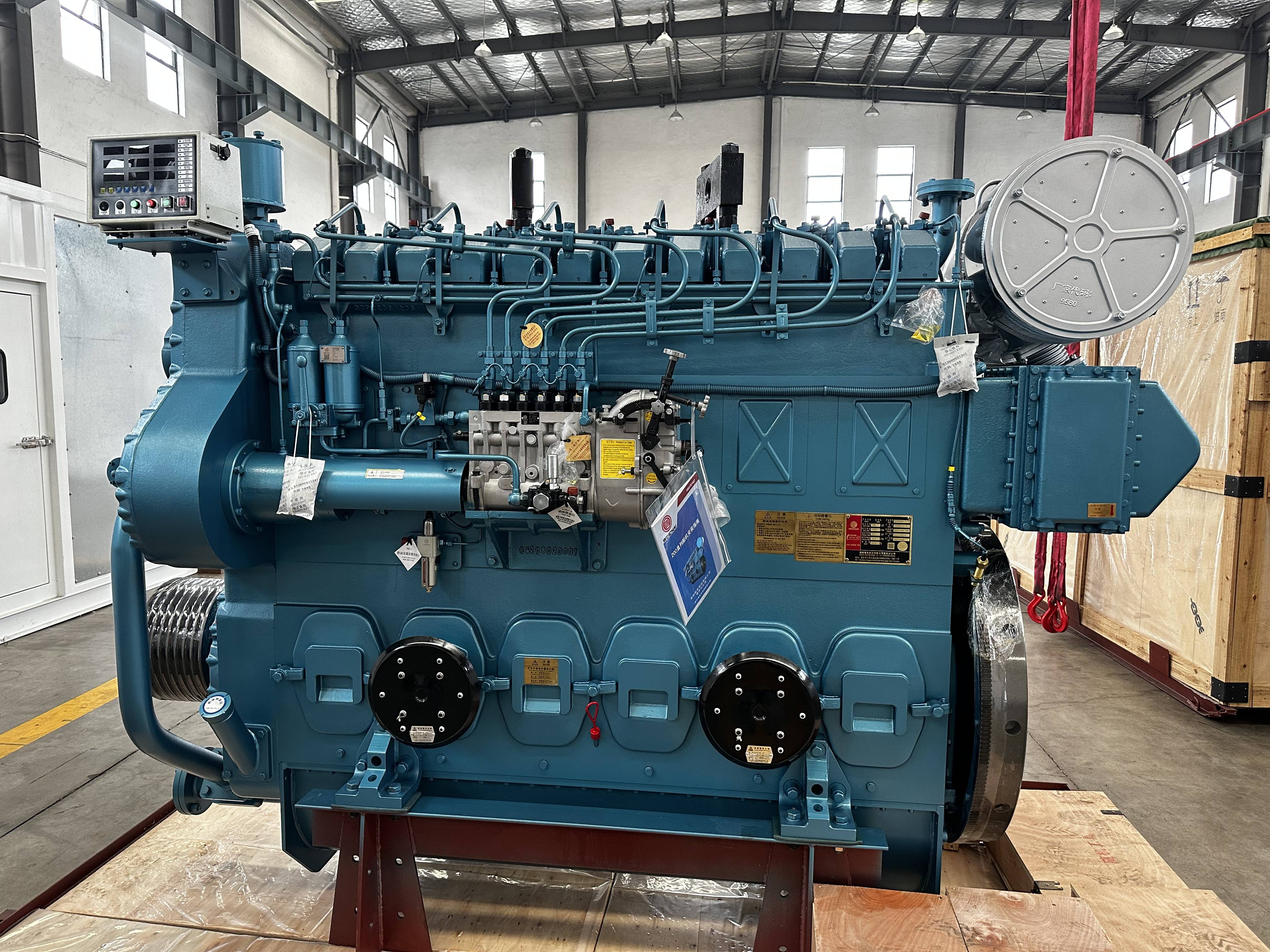 Weichai 4 Stroke 6 Cylinder Marine Diesel Engine XCW6200ZC-4