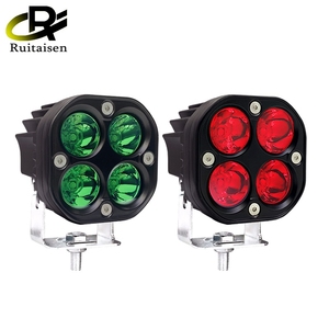 Đèn <span class=keywords><strong>Led</strong></span> Làm Việc 3Inch 40W Màu Xanh Lá Đỏ Xanh Dương Đèn Lái Xe Cho Xe Tải Địa Hình Xe Bán Tải Thuyền Đèn Sương Mù ATV UTV 12V 24V Phụ Kiện Xe Hơi - Product Image 1
