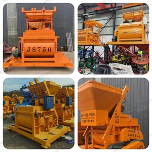JS750 <span class=keywords><strong>Mixer</strong></span> beton otomatis peredam kotak gir kualitas terbaik digunakan dengan stasiun pencampur beton - Product Image 2