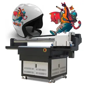 Siheda Direct Printing Image On the Surface Flatbed UV Printer i3200 Printhead with Automatic Height Detecting System