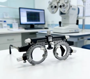 Equipo de Prueba Oftalmológica de Alta Calidad, Montura de <span class=keywords><strong>Lentes</strong></span> de Prueba Ópticas Ajustables para Optometría - Product Image 2