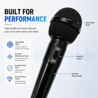 Microphone de scène OEM filaire, idéal pour les ordinateurs de jeu, les smartphones et l'enseignement, connexion 6,5 mm