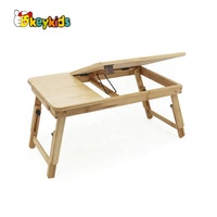 Table d'ordinateur pliante en bambou réglable de haute qualité pour lit, W08G306
