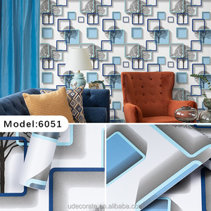 Carta da Parati Adesiva 3D in PVC Impermeabile con Motivi <span class=keywords><strong>Floreali</strong></span>, Decorazione Moderna <span class=keywords><strong>per</strong></span> Interni a Prezzo di Fabbrica UDK - Product Image 6