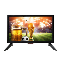 Téléviseur pas cher 17'' 19'' 23.6'' 24'' LED, angle de vision complet, 1080P, TV analogique, TV numérique