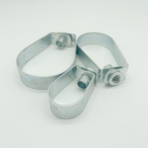 Collier de serrage pivotant réglable en acier inoxydable et en fer galvanisé avec <span class=keywords><strong>surface</strong></span> galvanisée pour applications de tuyauterie - Product Image 3