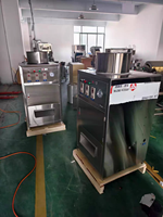 Machine à éplucher l'ail automatique en acier inoxydable pour légumes 200W 50x50x95cm avec aspiration Garantie 1 an