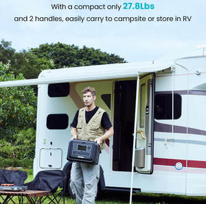 สถานีไฟฟ้าพกพา Home Storage Fast Charge 2kw ความจุ 1024wh กำลังไฟ 2000 วัตต์ พร้อมแผงโซลาร์เซลล์ - Product Image 6
