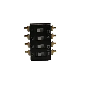 Highly sensitive 4 pin 2.54mm spacing double-row patch switch Half-pitch dip switch