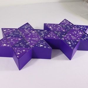 Tùy Chỉnh Sáng Tạo Sao Hình Dạng Advent Lịch Hộp 12Pcs Tự Làm Quà Tặng Bao Bì Cho Lễ hội Sô Cô La Kẹo Cookie Kỳ Nghỉ Hiển Thị - Product Image 4