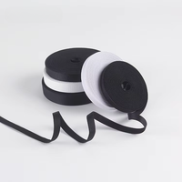 Bande élastique personnalisée 15 mm, pliable, tricotée, confortable pour vêtements, sous-vêtements, textiles de maison, sacs, chaussures