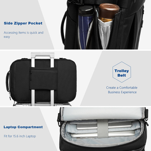 Ozuko 9242 2023 Luxury Smell <strong>Proof</strong> Retreat <strong>Backpack</strong> Fashion Anti <strong>Theft</strong> Hydration Camping <strong>Backpack</strong> Laptop Bags Office for Men - Product Image 3