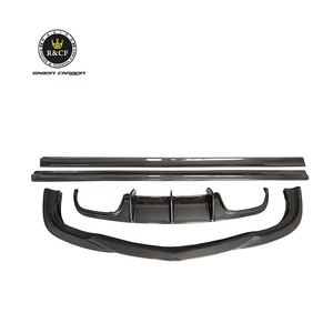 Kit de Carrocería de Fibra de Carbono Prefacelift para C63 W204 2009-2011, Piezas de Auto RCF-MBC63204BK-09 - Product Image 1