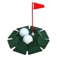 Tapis de putting de golf avec drapeaux magnétiques, tapis d'entraînement floqué, tapis vert en EVA, accessoires de golf