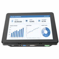 Moniteur industriel embarqué 10,1 pouces 1920x1200, 1000 nits lisible en plein soleil, tactile PCAP 10 points, IP65, HDMI/VGA/USB/CVBS, 9-36V DC