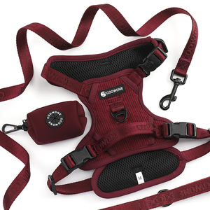 Conjunto de Arnés para Perro Antitirones con Logotipo Jacquard Personalizado, Collar Ajustable, Correa y Bolsa de Cintura para Premios - Product Image 3