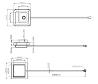 StrongFirst 1561 MHz 2.7V GPS/Beiduo/Galileo/GLONASS Navigation, Horloge, Positionnement