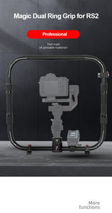 Poignée de cardan à anneau avancée, support de caméra stabilisateur à double poignée pour <span class=keywords><strong>DJI</strong></span> <span class=keywords><strong>RS2</strong></span> avec alimentation - Product Image 5