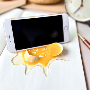 Simulation Broken <b>Egg</b> Model Creative Prank Broken <b>Egg</b> <b>Toy</b> Realistic Spilled <b>Egg</b> Ornament for Prank Party Desktop Decoration - Product Image 5