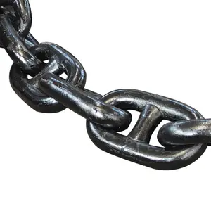 Ship U1 U2 U3 standard welded steel stud/stud free anchor chain with CCS/BV/RS Classification Society certificate