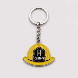 Llavero con Mini Gorra Personalizado del Fabricante, Estilo Conmemorativo de Bombero, Cadena para Llaves, Regalo para Equipo Voluntario de Estación de Bomberos - Product Image 2