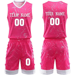 Men’s Breathable Basketball Uniform Set with Heat Transfer Print Summer Sportswear Training Shorts Plus Size Team Wear Use - Product Image 1