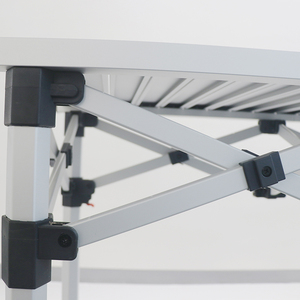 Tavolo Pieghevole in Alluminio Moderno per Eventi Commerciali 120x60cm 147x55cm, Tavolo Portatile per Esterni Resistente Personalizzabile - Product Image 5