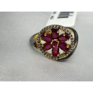 Nuevo Anillo de Rubí de Lujo Más Vendido, Plata de Ley 925, Regalo para Fiestas, Bodas, Compromisos, Ceremonias Religiosas y Eventos - Product Image 1