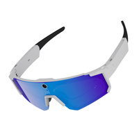 Lunettes de soleil de sport V06, lunettes intelligentes, enregistrement de musique, vidéo, photo, commande vocale AI, étanches IPX-5, caméra haute définition