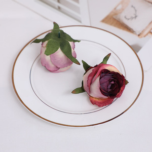 Rose Princesse Artificielle Faite à la Main, Durable (3-5 Ans), Décoration Murale en Soie, Matériaux Floraux Élégants pour Mariages et Événements - Product Image 6