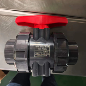 Válvula de Bola de Unión Verdadera de UPVC DN65 para Piscina - Product Image 1