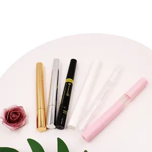 Manufaktur hochwertige leere Twist Kosmetik-Stift-Bleuchte goldene Packung Nagellack Gel-Stift Nagelpflege-Bewerber mit Bürste