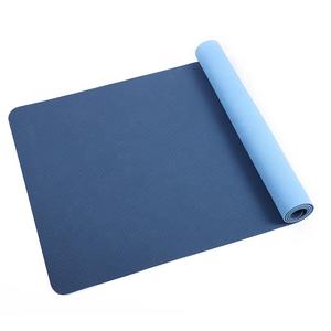 Fabricant de tapis de yoga Impression personnalisée Marque privée Antidérapant Écologique Bicolore TPE Tapis de yoga Ensemble pour femmes et enfants - Product Image 5