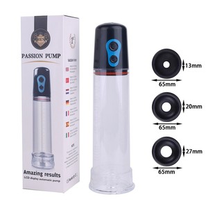 Penispumpe Sexspielzeug Automatische <span class=keywords><strong>Penis</strong></span>-Vakuumpumpe zur Vergrößerung Leistungsstarke Saugpumpe Erwachsenenspielzeug Training für Männer Stärkere Größere Erektion - Product Image 5