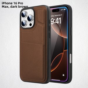 Huanmin's new model, suitable <b>for</b> <b>iPhone</b> 16 series, business cardholder phone case, full protection, with <b>stand</b> and wallet funct - Product Image 6