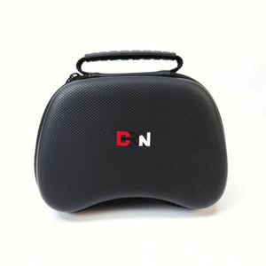 เคสใส่คอนโทรลเลอร์เกมหนังสีดำ EVA วัสดุทนไฟ กันน้ำ เคสเก็บของ PU - Product Image 2