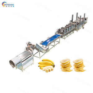 반자동 바나나 칩 절단기 파삭 파삭 한 제조를위한 새로운 조건 과일 생산 라인 프라이어 키 머신 포함 - Product Image 4