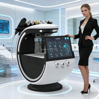 Appareil de beauté Hydra Beauty pour le visage, élimination des taches, raffermissement, élimination des points noirs, machine de soin du visage Hydrafacy Jet Peel, analyseur de peau