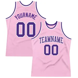 Pedido Mínimo 10 Piezas, Diseño de <span class=keywords><strong>Camiseta</strong></span> de <span class=keywords><strong>Baloncesto</strong></span> Internacional, <span class=keywords><strong>Alemania</strong></span>, Personalizada para Equipo, Transpirable, Color Rosa - Product Image 2
