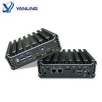 Mini PC de doble núcleo, 2 ranuras TPM 3,0 M.2, DDR4 4USB, 2,0, cliente ligero económico para gestión de almacenes industriales para EE. UU. CN