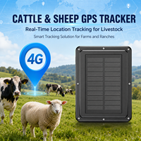 Nouveau localisateur GPS solaire 4G pour bovins et ovins avec garantie d'un an pour les pâturages à distance dans les zones montagneuses 	 Solartracker