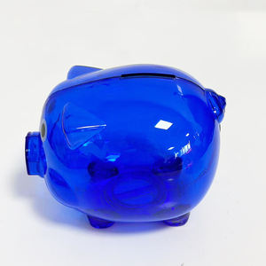 <span class=keywords><strong>Caja</strong></span> de dinero transparente con forma de cerdo transparente personalizada promocional - Product Image 4