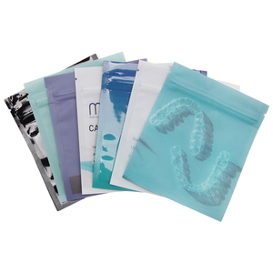 Rõ ràng tự niêm phong dây kéo nhựa bán lẻ Bao bì túi dụng cụ nha khoa vô hình bao bì túi đứng lên túi - Product Image 3