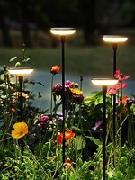 Décoration de vacances IP65 étanche LED Décoration solaire Swing Light LED éclairage étanche Patio jardin avec lumières
