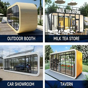 La dernière maison préfabriquée 2025 Cabine Apple Maison préfabriquée extérieure Vivre et travailler Cabine Apple pour l'Amérique du Sud - Product Image 6